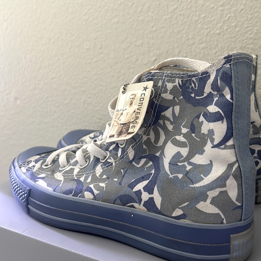 Converse High Tops Platform Limited edition “Hazard” Womens Size 7-7.5